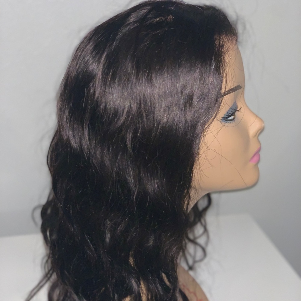 Stylish Human Natural Wavy Wig NWOT